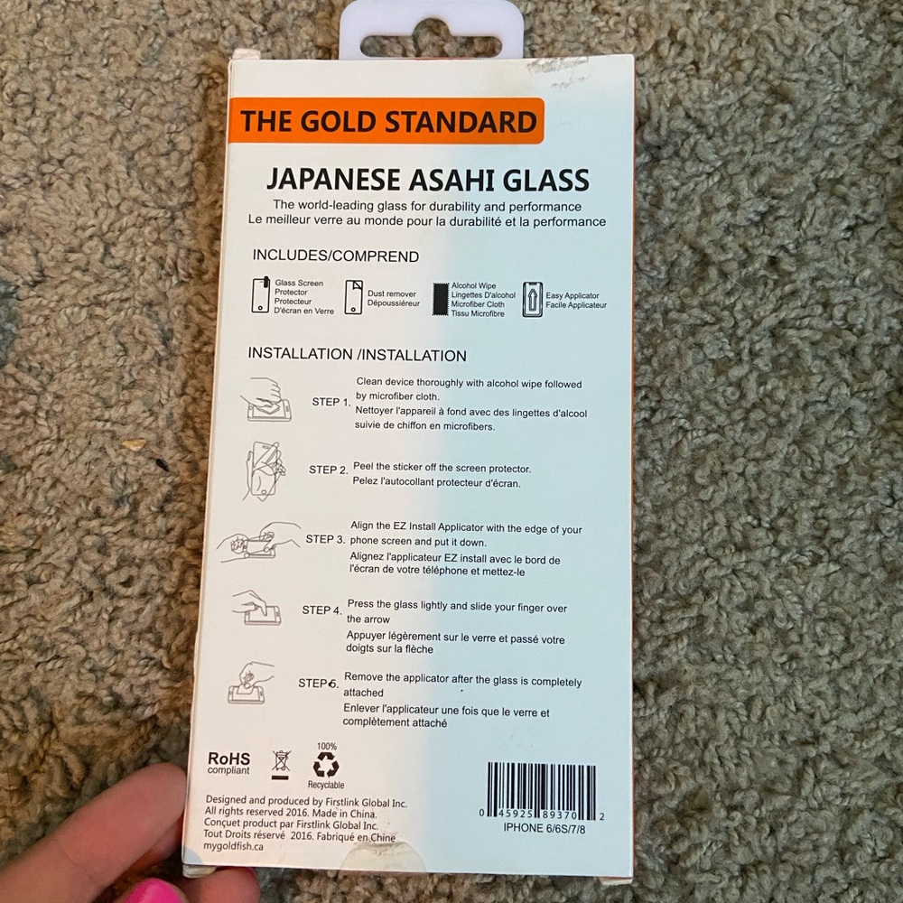 Tempered glass screen protector